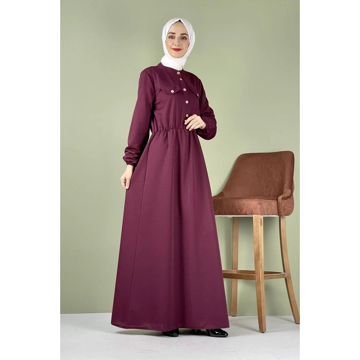 Moda Çizgi Tesettür Elbise