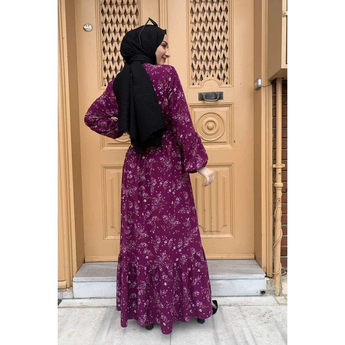 Moda Çizgi Tesettür Elbise