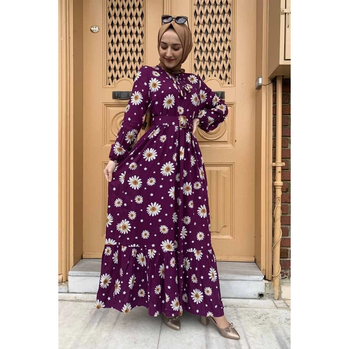 Moda Çizgi Tesettür Elbise