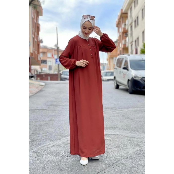 Moda Çizgi Tesettür Elbise