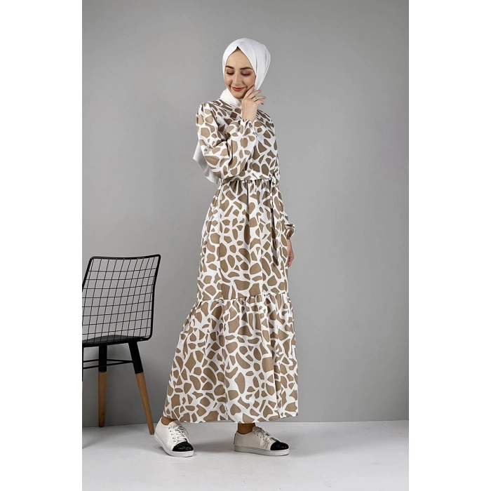 Moda Çizgi Tesettür Elbise