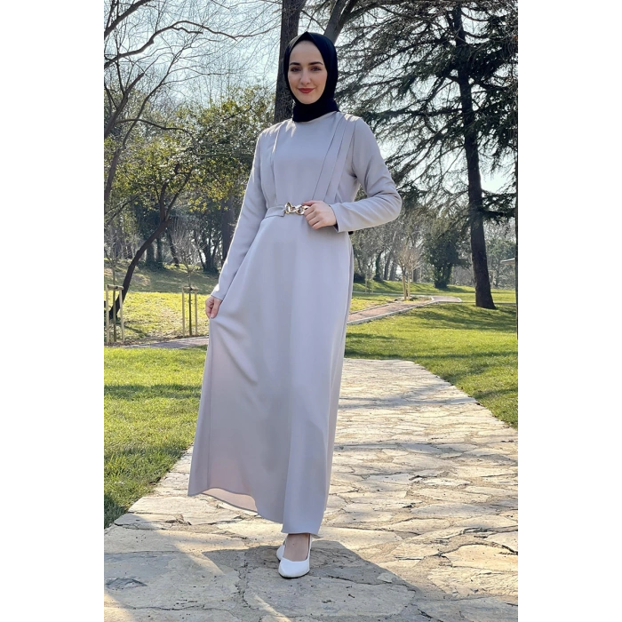 Moda Çizgi Tesettür Elbise