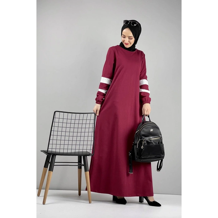 Moda Çizgi Tesettür Elbise