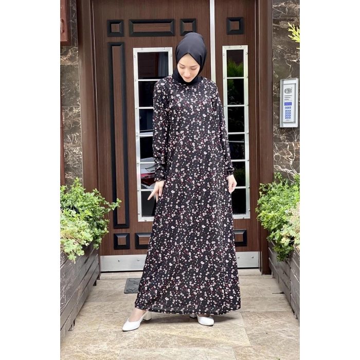 Moda Çizgi Tesettür Elbise