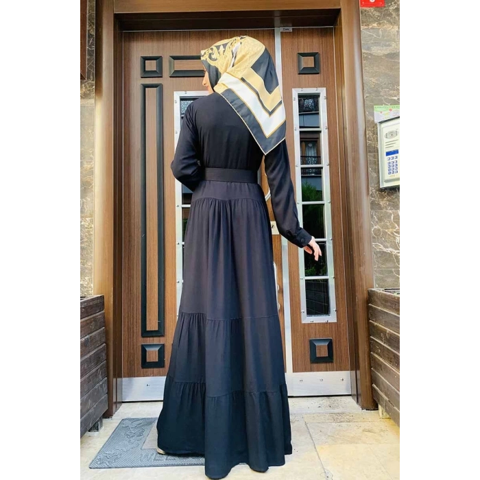 Moda Çizgi Tesettür Elbise