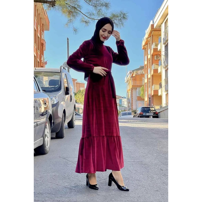 Moda Çizgi Tesettür Elbise