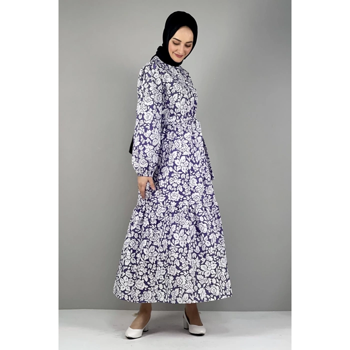 Moda Çizgi Tesettür Elbise