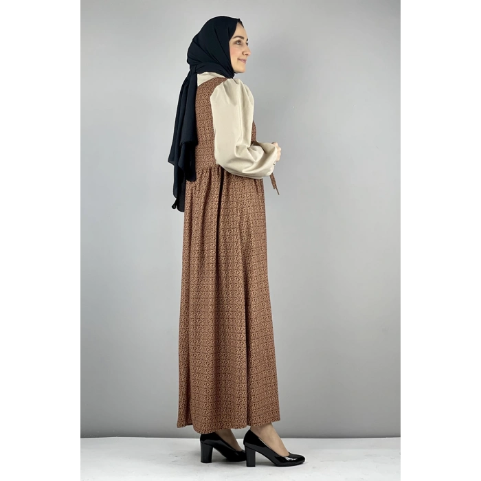 Moda Çizgi Tesettür Elbise