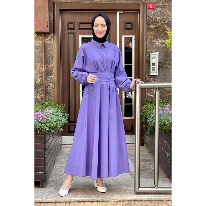 Moda Çizgi Tesettür Elbise