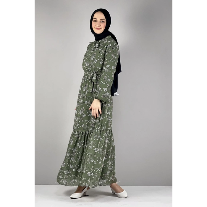 Moda Çizgi Tesettür Elbise