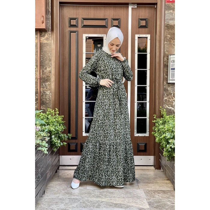 Moda Çizgi Tesettür Elbise