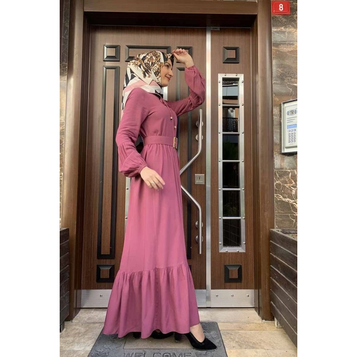 Moda Çizgi Tesettür Elbise