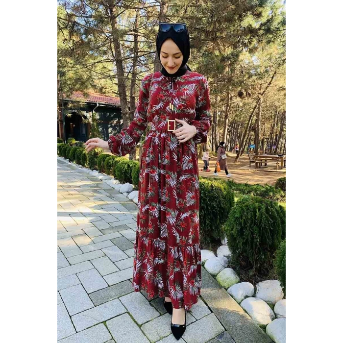 Moda Çizgi Tesettür Elbise