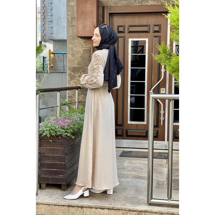 Moda Çizgi Tesettür Elbise