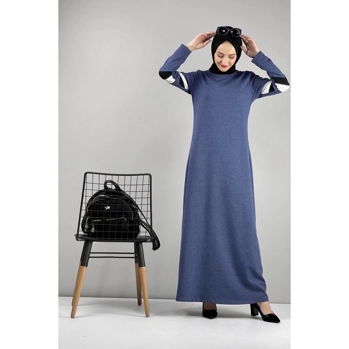 Moda Çizgi Tesettür Elbise