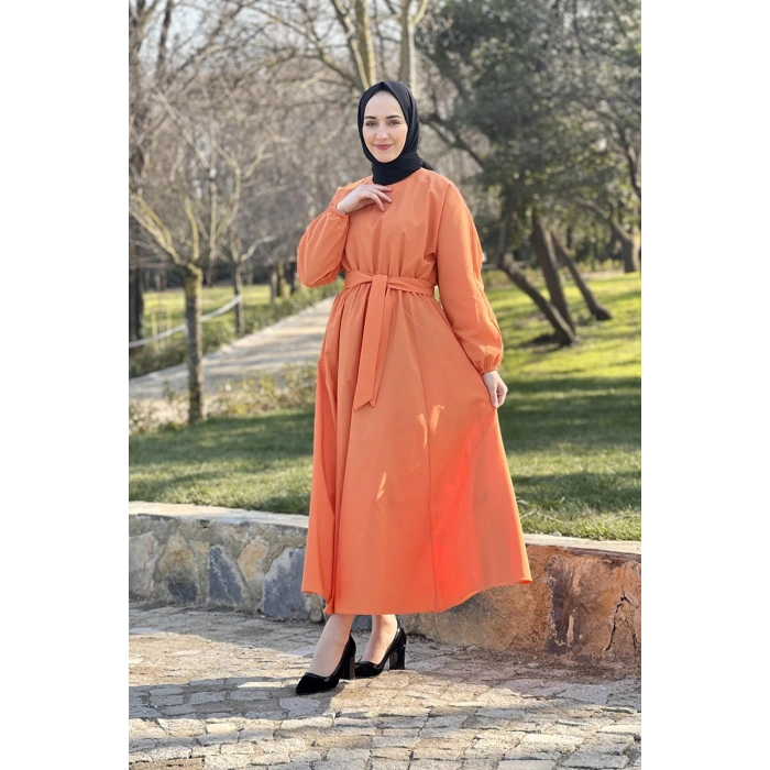 Moda Çizgi Tesettür Elbise