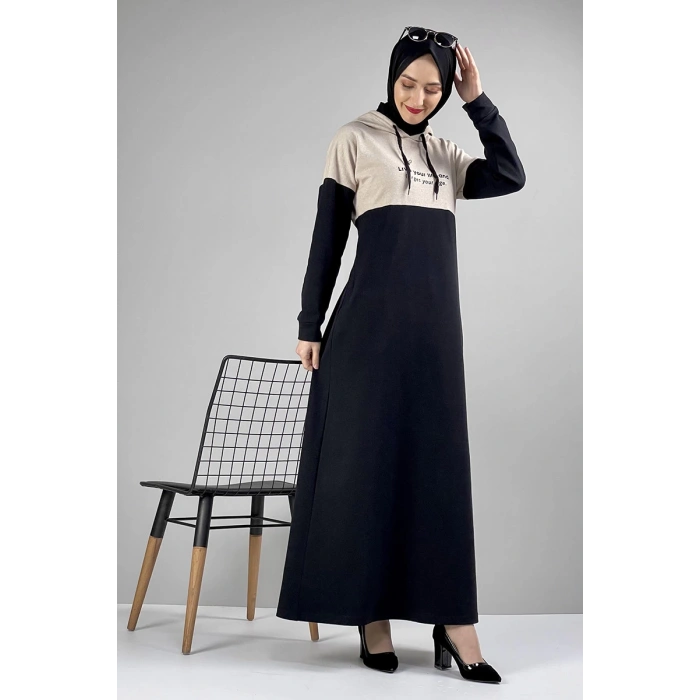 Moda Çizgi Tesettür Elbise