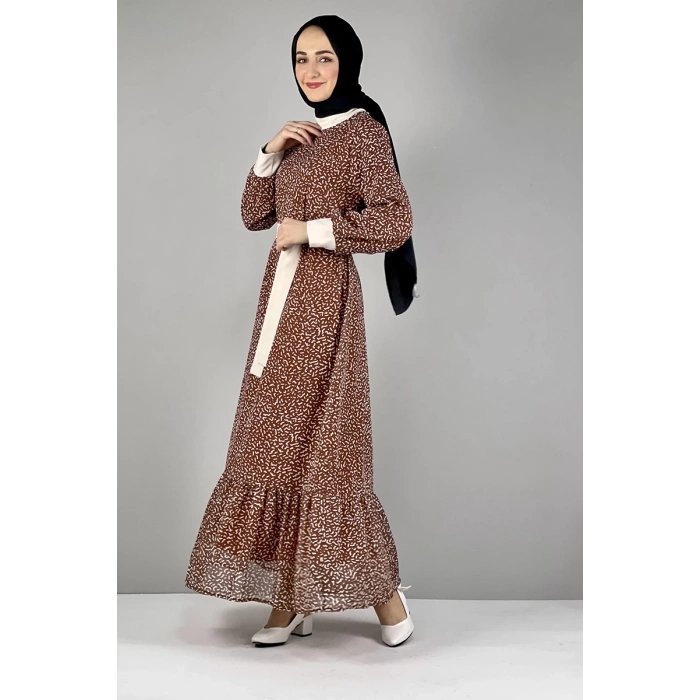Moda Çizgi Tesettür Elbise