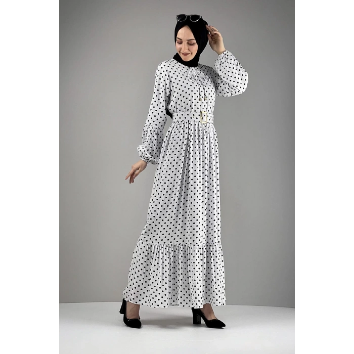 Moda Çizgi Tesettür Elbise