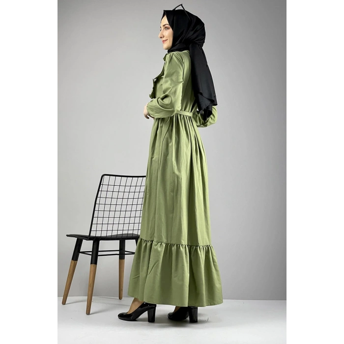 Moda Çizgi Tesettür Elbise