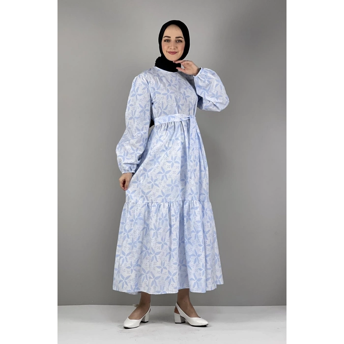 Moda Çizgi Tesettür Elbise