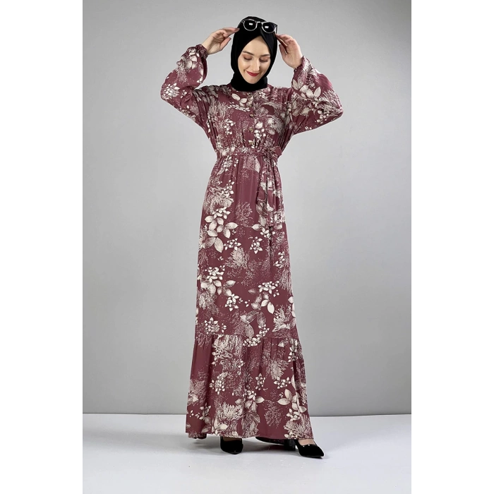 Moda Çizgi Tesettür Elbise