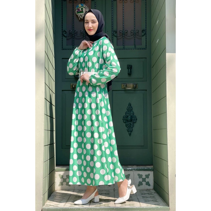 Moda Çizgi Tesettür Elbise