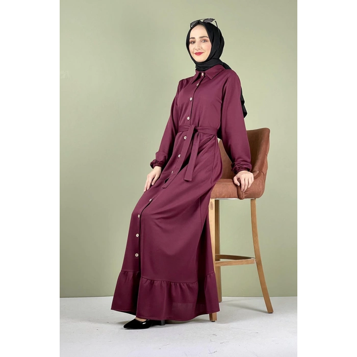 Moda Çizgi Tesettür Elbise