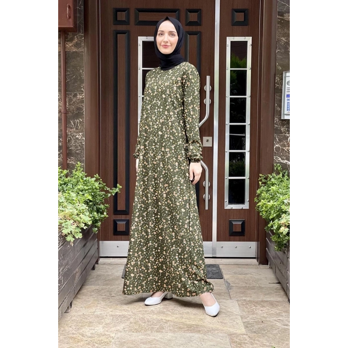 Moda Çizgi Tesettür Elbise