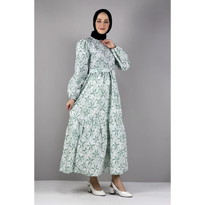 Moda Çizgi Tesettür Elbise