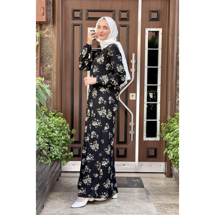 Moda Çizgi Tesettür Elbise