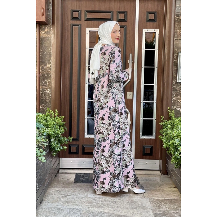 Moda Çizgi Tesettür Elbise