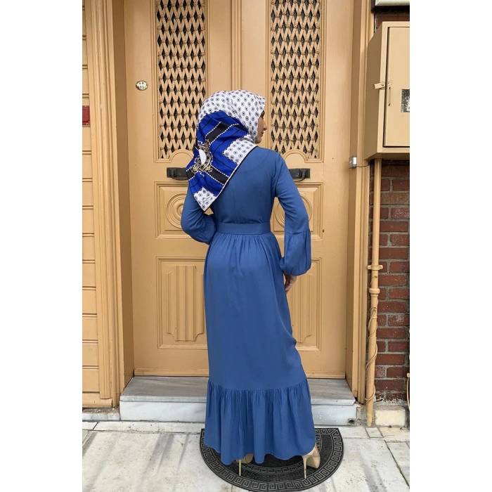 Moda Çizgi Tesettür Elbise