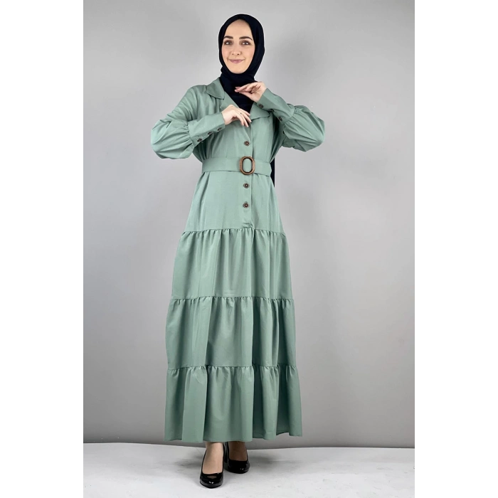 Moda Çizgi Tesettür Elbise