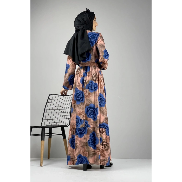 Moda Çizgi Tesettür Elbise