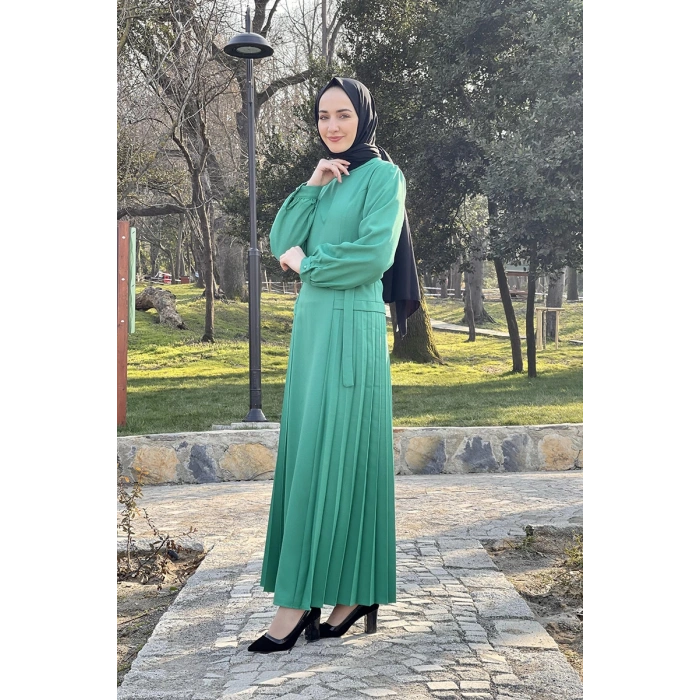 Moda Çizgi Tesettür Elbise