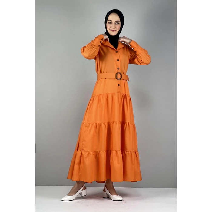 Moda Çizgi Tesettür Elbise