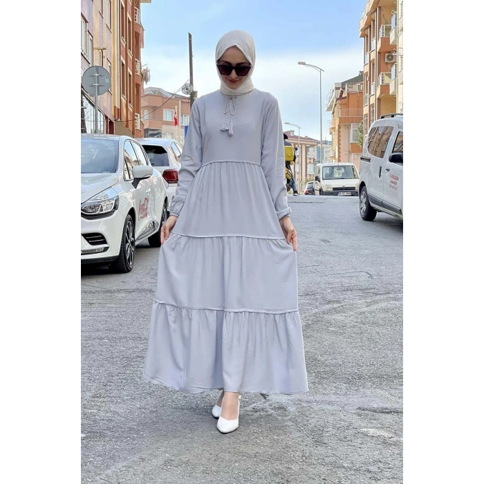 Moda Çizgi Tesettür Elbise