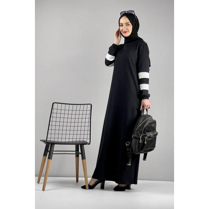 Moda Çizgi Tesettür Elbise