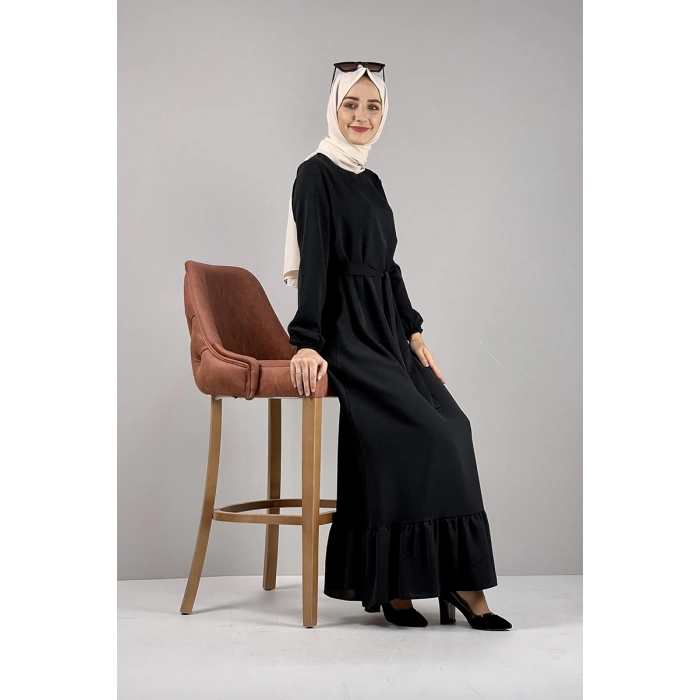 Moda Çizgi Tesettür Elbise