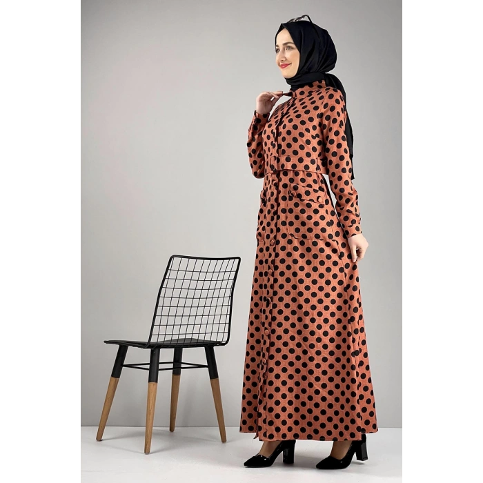 Moda Çizgi Tesettür Elbise