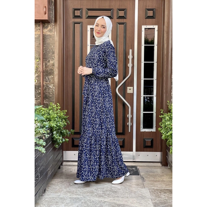 Moda Çizgi Tesettür Elbise