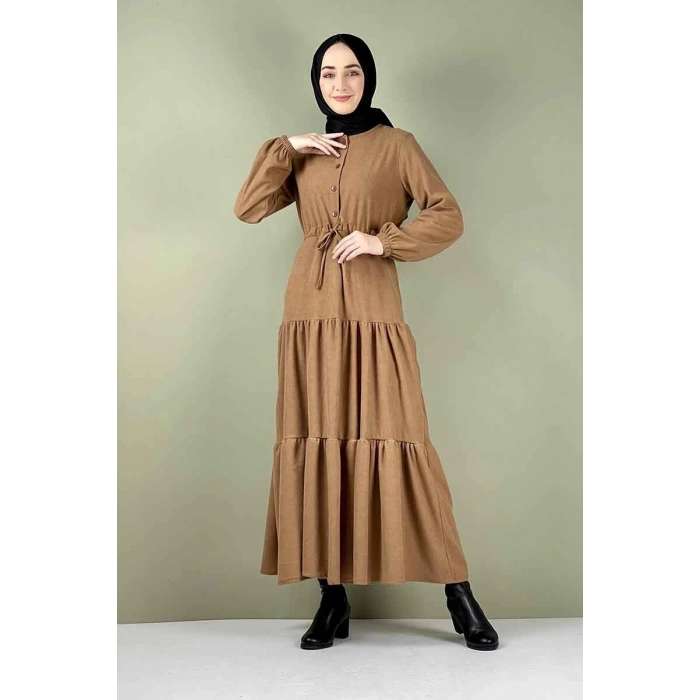 Moda Çizgi Tesettür Elbise