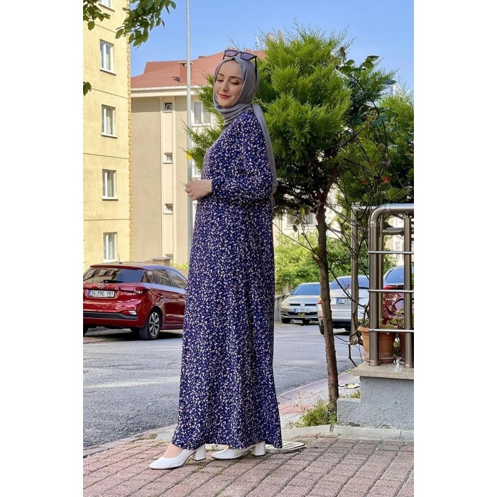 Moda Çizgi Tesettür Elbise