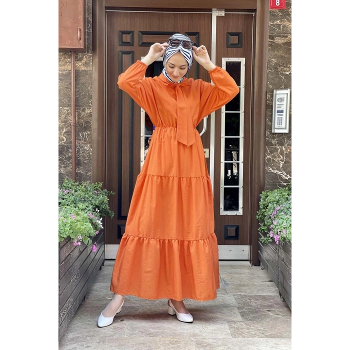 Moda Çizgi Tesettür Elbise