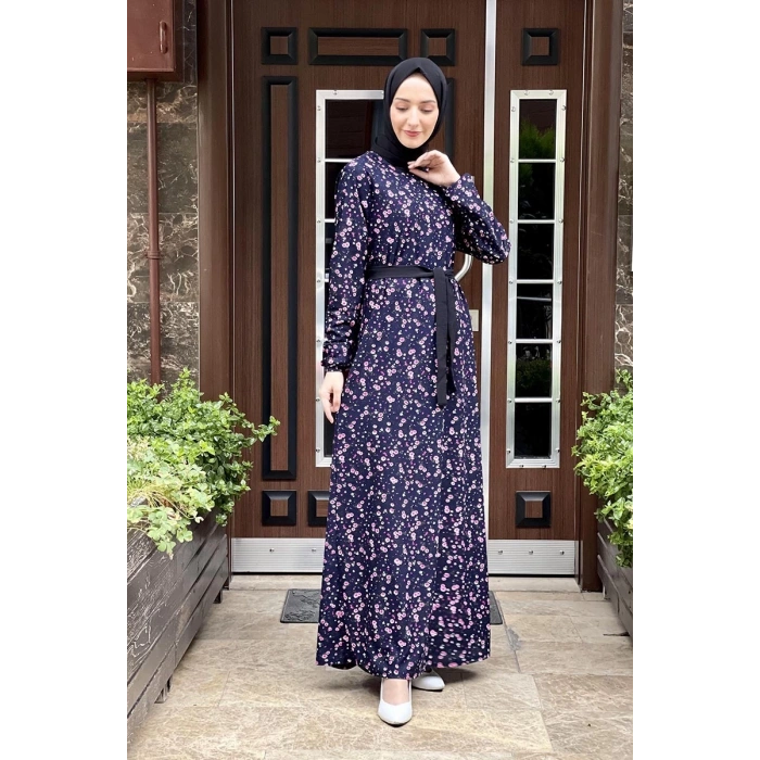 Moda Çizgi Tesettür Elbise