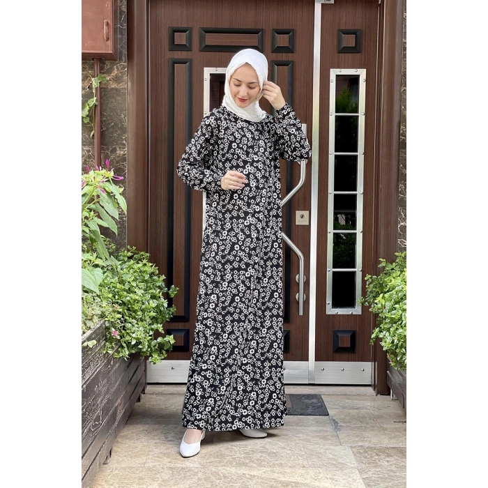 Moda Çizgi Tesettür Elbise