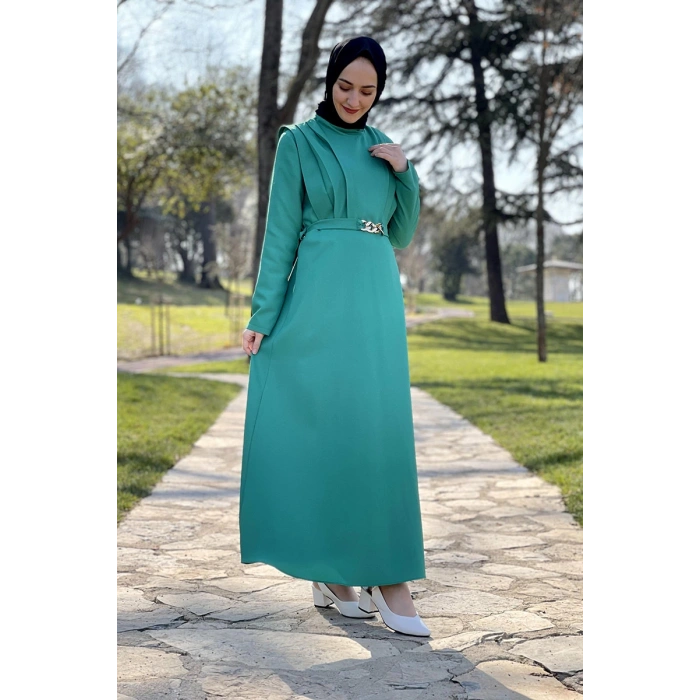Moda Çizgi Tesettür Elbise