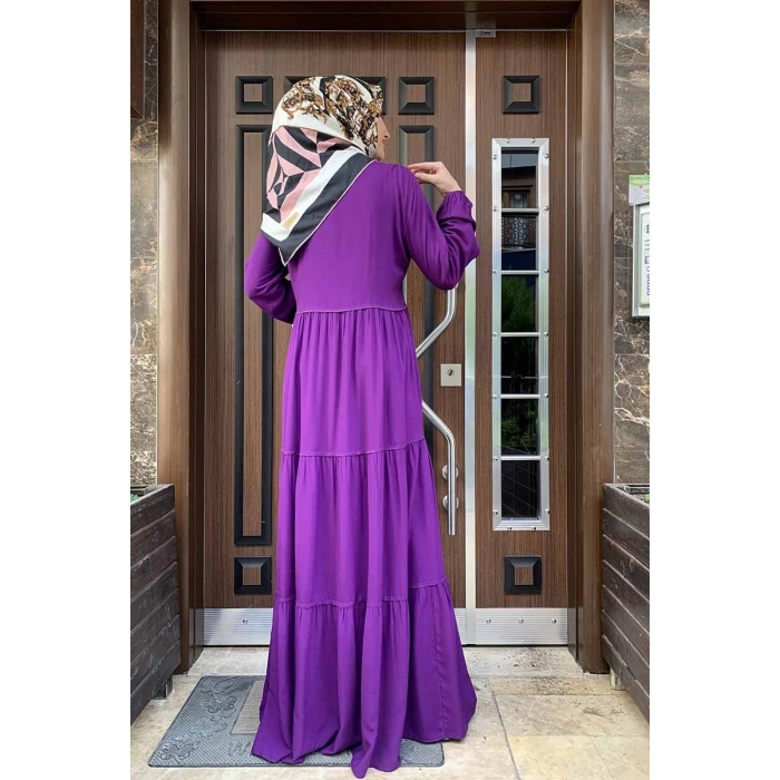 Moda Çizgi Tesettür Elbise