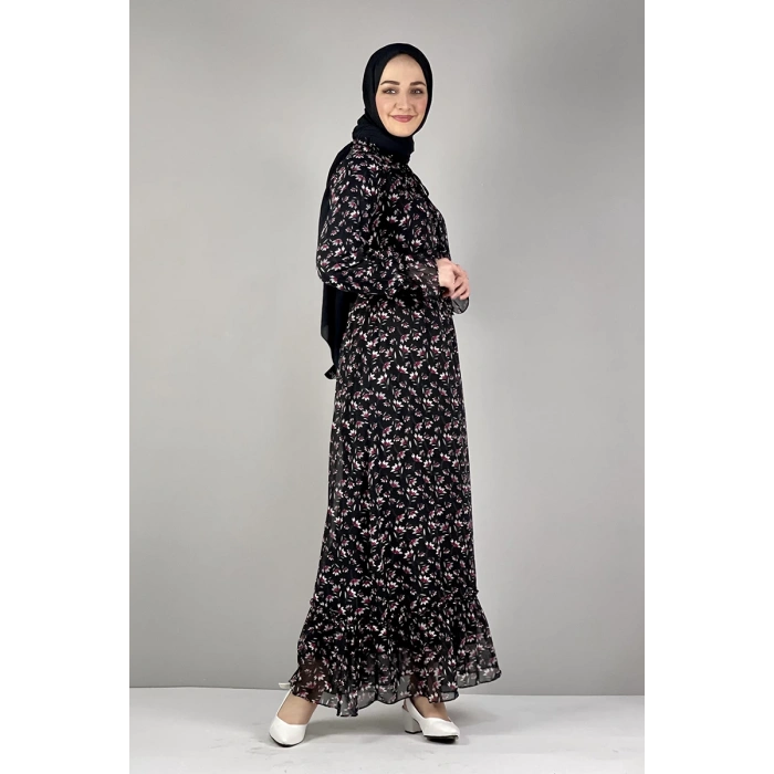 Moda Çizgi Tesettür Elbise